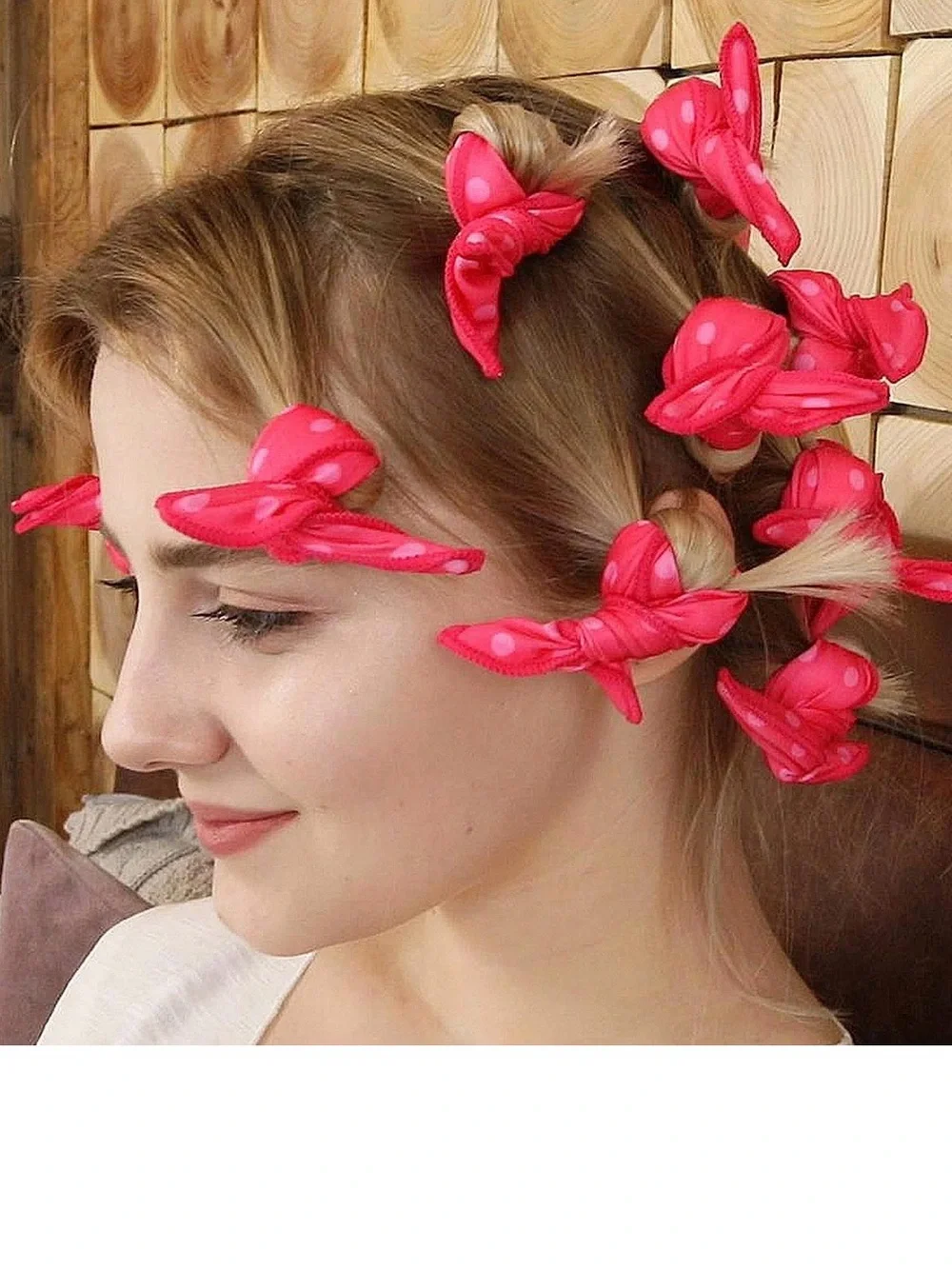 Heartless foam curlers foam rollers for overnight curls pink